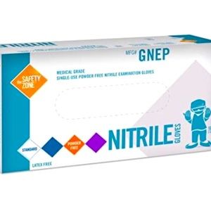The Safety Zone Nitrile gloves 100ct size Large medical grade